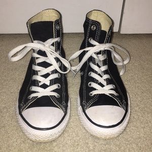 Kids Black High Top Converse